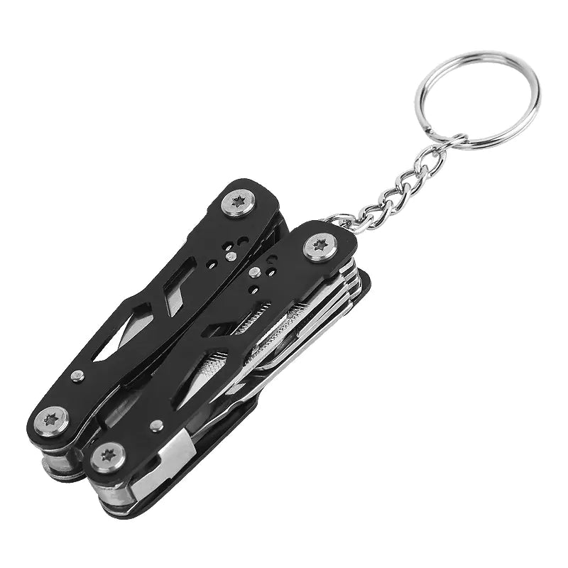 SnapFold Mini: Compact Keychain EDC Folding Multitool for Outdoor Adventures