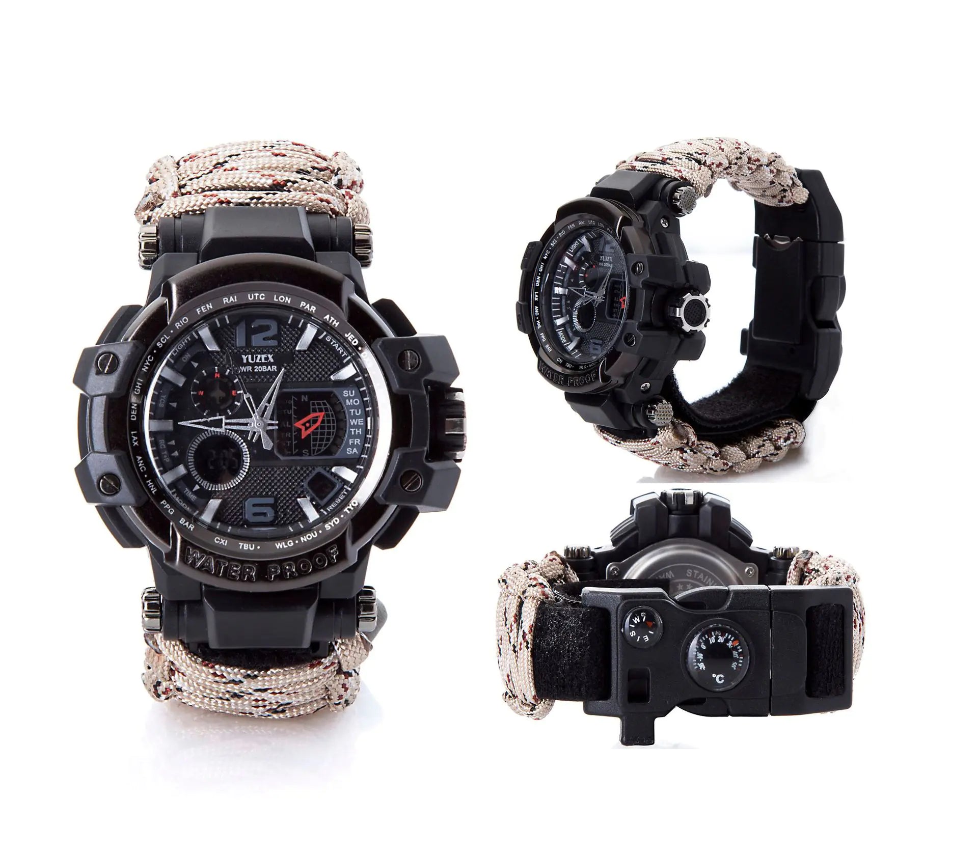 SnapWolf: Multi-Tool Survival Bracelet for Tactical Deployment