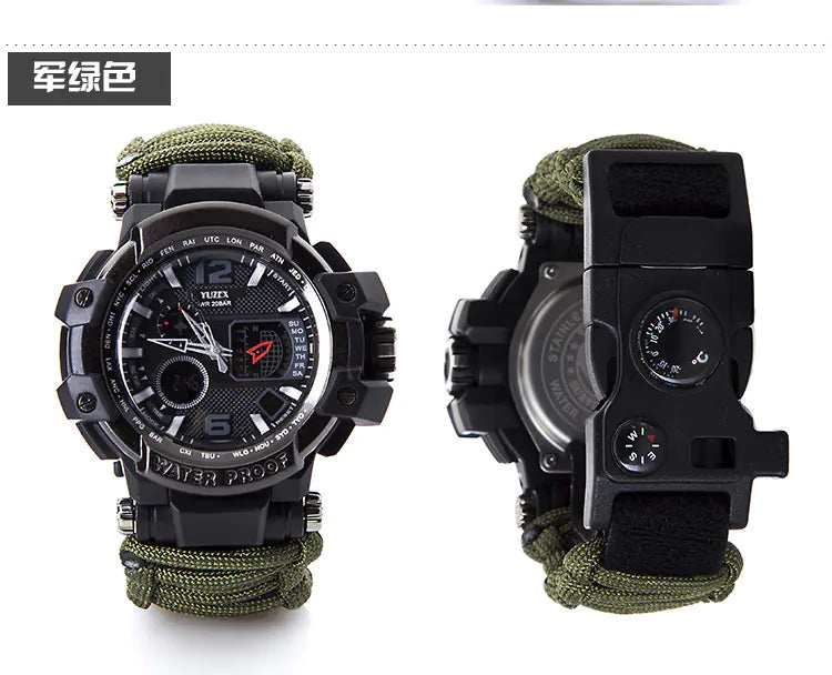 SnapWolf: Multi-Tool Survival Bracelet for Tactical Deployment