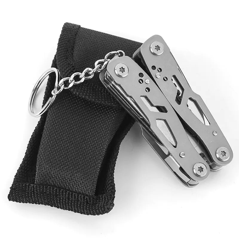 SnapFold Mini: Compact Keychain EDC Folding Multitool for Outdoor Adventures