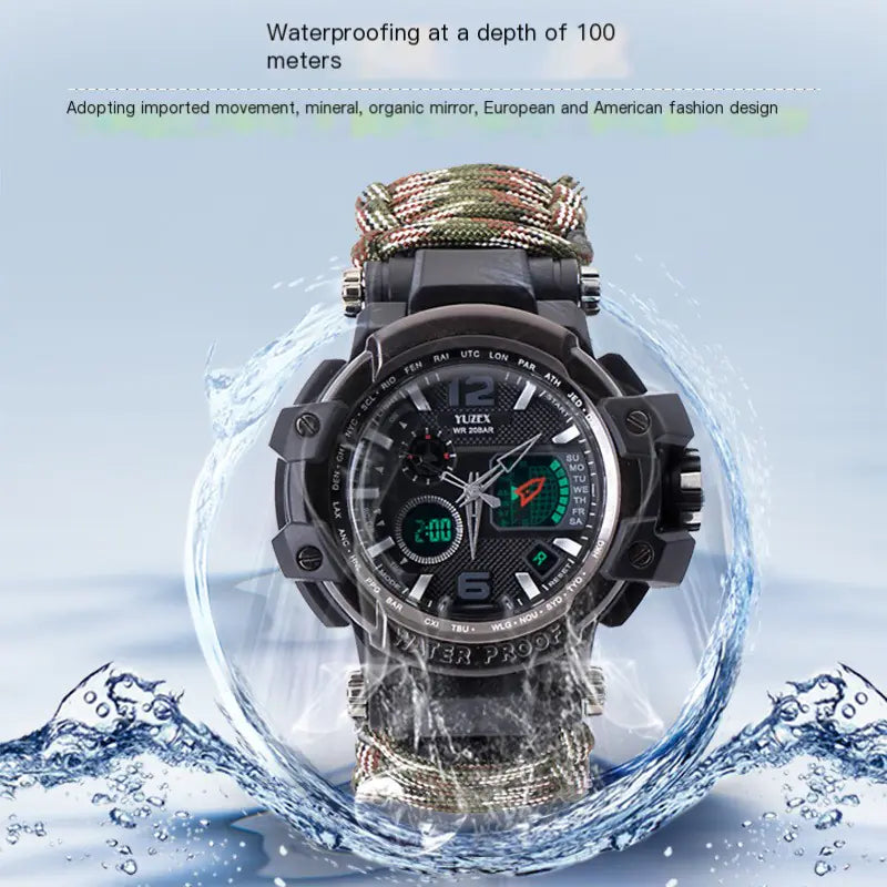 SnapWolf: Multi-Tool Survival Bracelet for Tactical Deployment