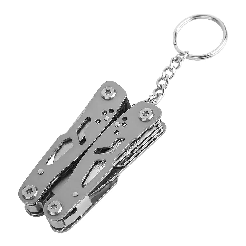 SnapFold Mini: Compact Keychain EDC Folding Multitool for Outdoor Adventures