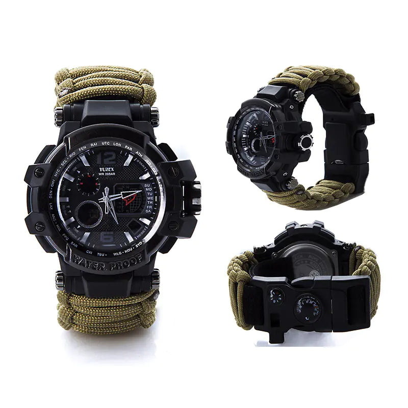 SnapWolf: Multi-Tool Survival Bracelet for Tactical Deployment